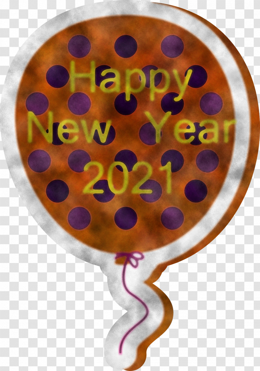 Balloon 2021 Happy New Year Transparent PNG