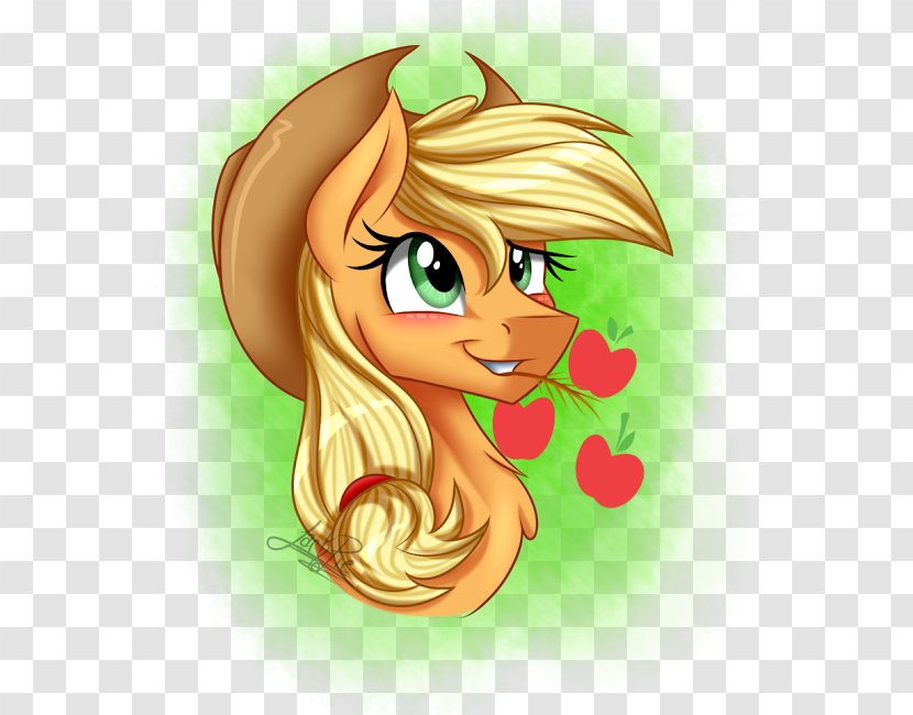 Applejack Pony Art Horse Drawing - Fictional Character - Mammal Transparent PNG