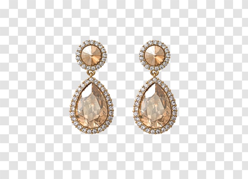 Earring Jewellery Rose Gold Kundan - Cufflink Transparent PNG