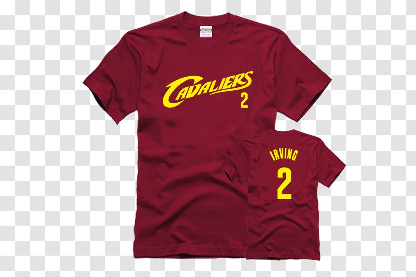 Sports Fan Jersey Cleveland Cavaliers T-shirt Fashion - Kyrie Irving Transparent PNG