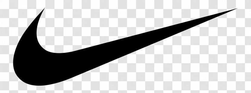 Swoosh Nike - Black And White - Swooshes Transparent PNG