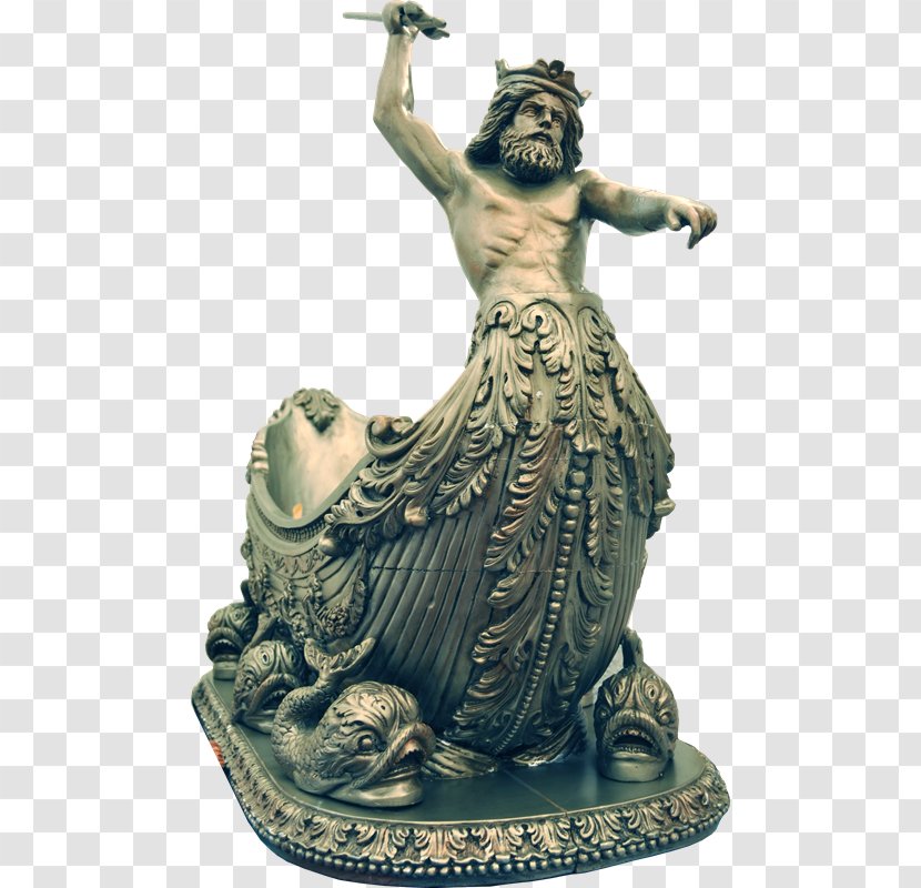 Poseidon Of Melos Statue Sculpture - Figurine - VK Transparent PNG