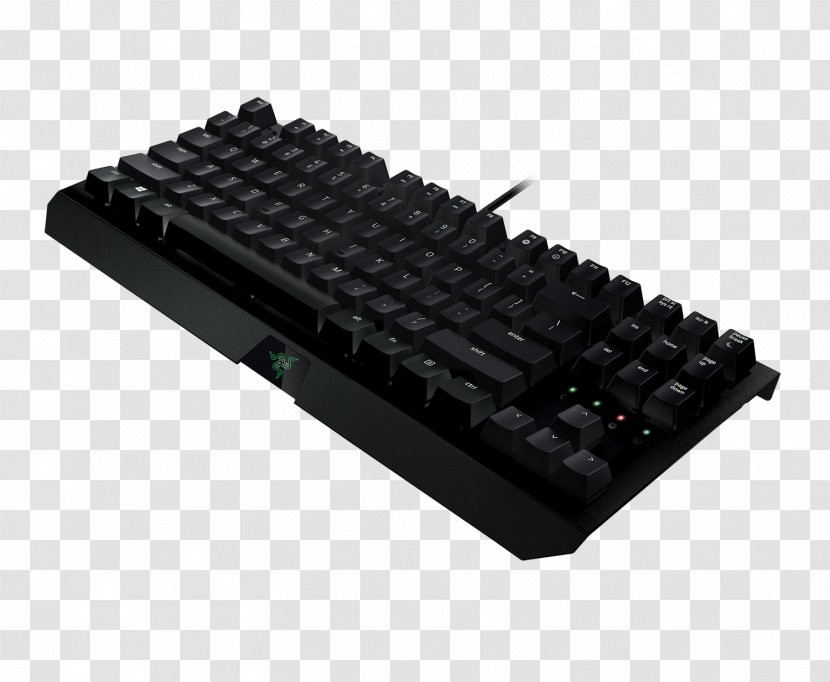 Computer Keyboard Razer Inc. Gaming Keypad Personal - Input Device Transparent PNG