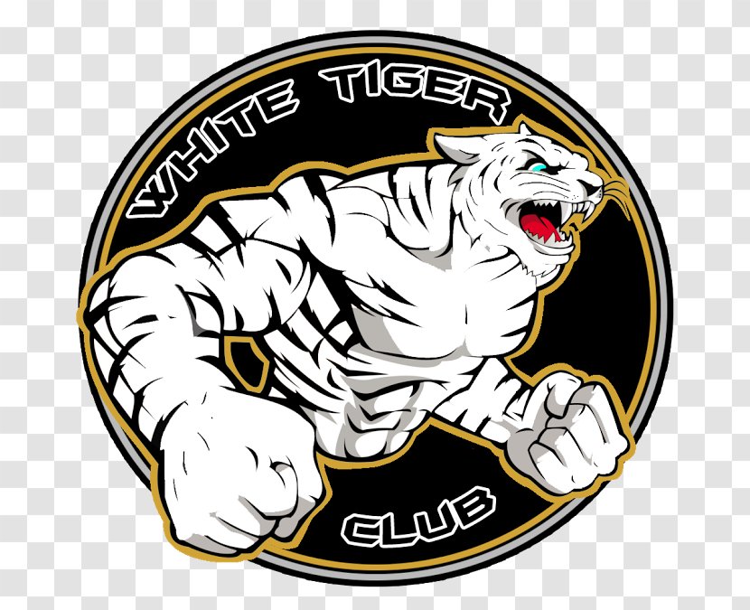 White Tiger Animal Symbol Logo Transparent PNG