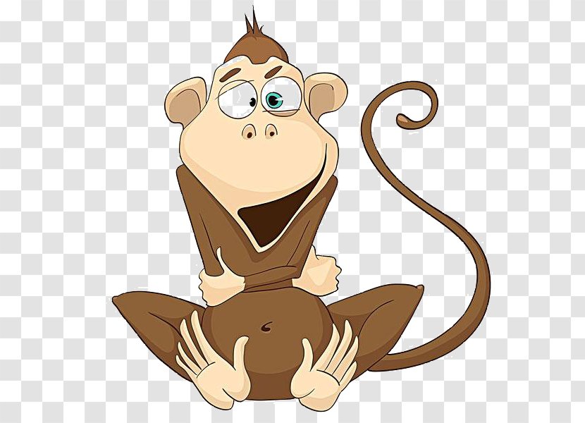 Ape Monkey Clip Art - Cartoon Material Transparent PNG