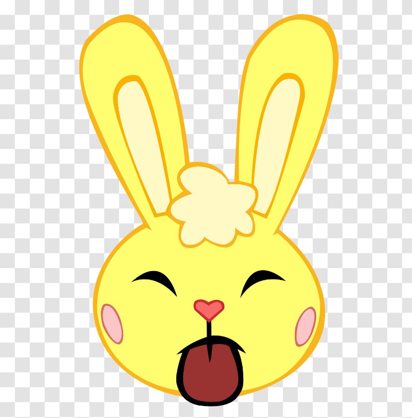 Cuddles Flaky Flippy Domestic Rabbit - Yellow Transparent PNG