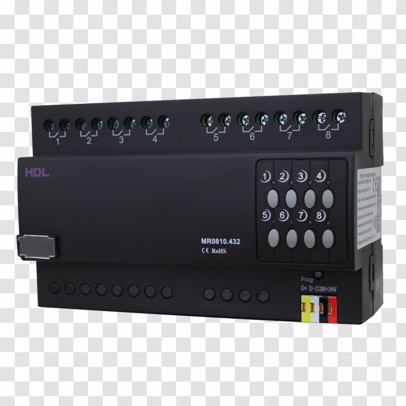 Relay Electronics Actuator DIN Rail Electronic Component - Multimedia - Programmable Logic Controllers Transparent PNG