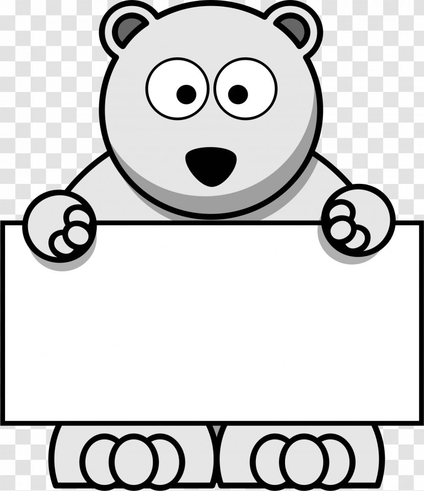 Polar Bear American Black Giant Panda Clip Art - Smile Transparent PNG