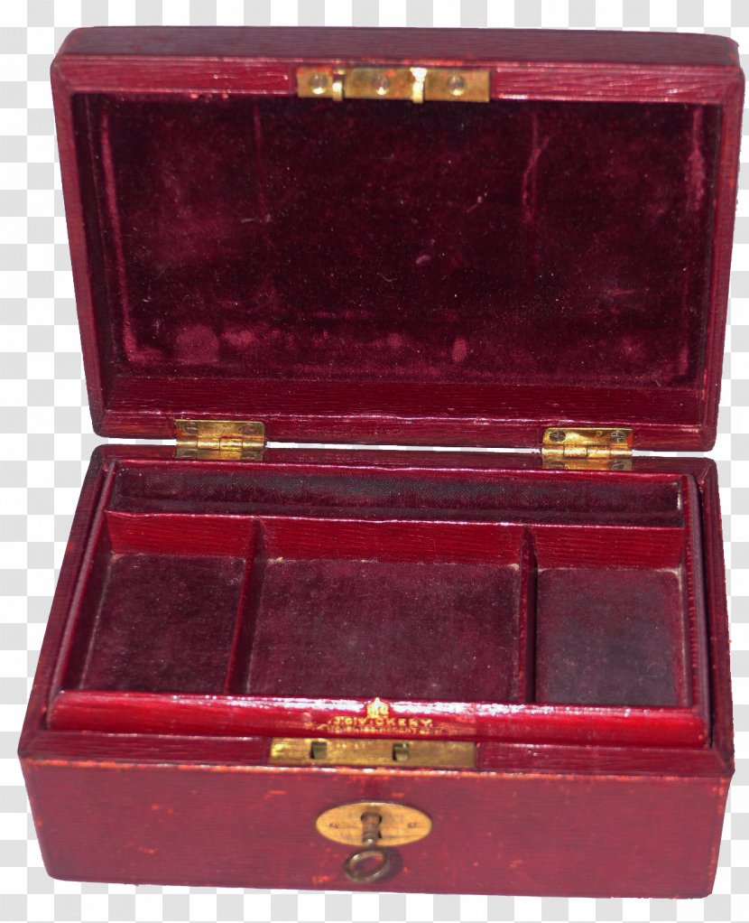Box Casket Antique Jewellery - Leather - Vintage Transparent PNG