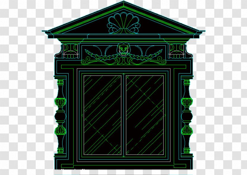 Facade Icon - Green - A Door Transparent PNG