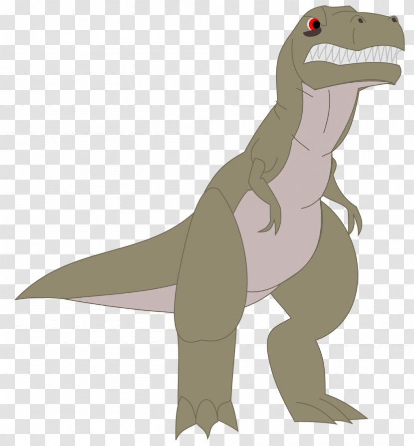 Tyrannosaurus Velociraptor Reptile Dinosaur Terrestrial Animal - Fictional Character - Vector Transparent PNG