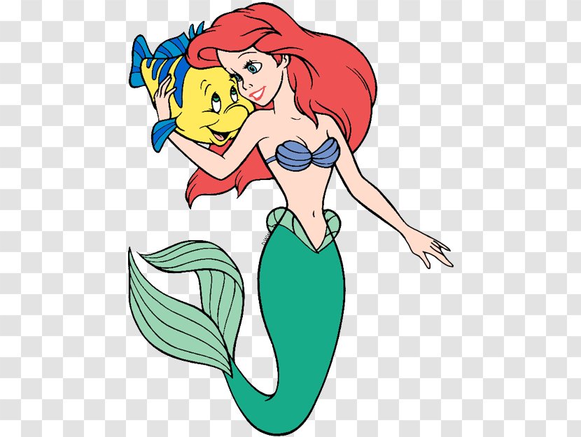 Mermaid Ariel Flounder La Sirenita Y Otros Cuentos Scuttle - Artwork Transparent PNG