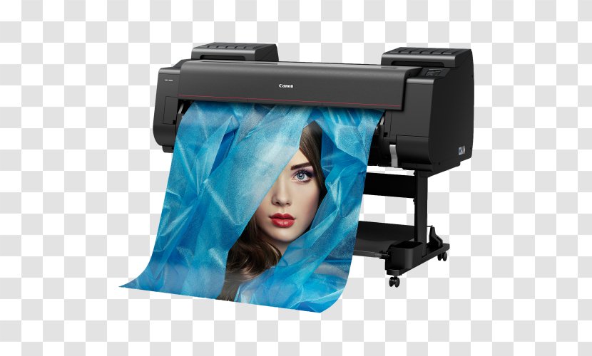 Canon Wide-format Printer Imageprograf Inkjet Printing Transparent PNG