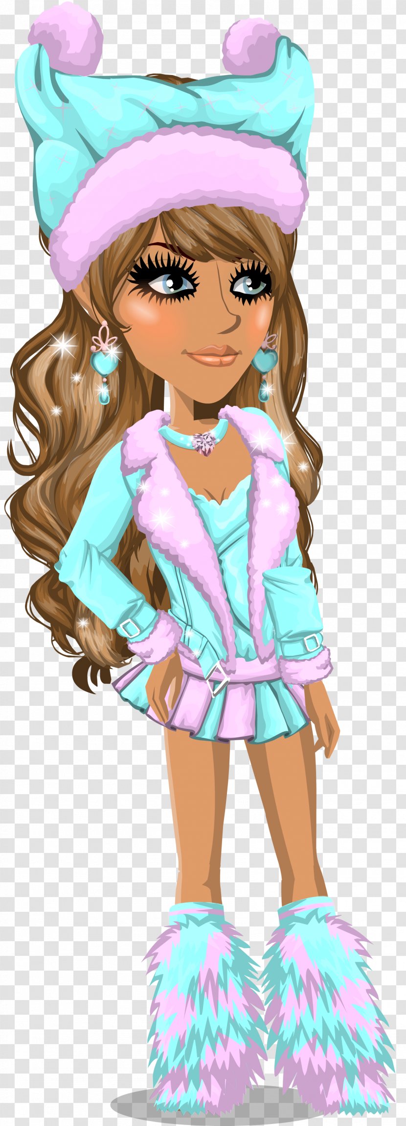 Moviestarplanet Art Doll Drawing - Watercolor - Cotton Candy Transparent PNG