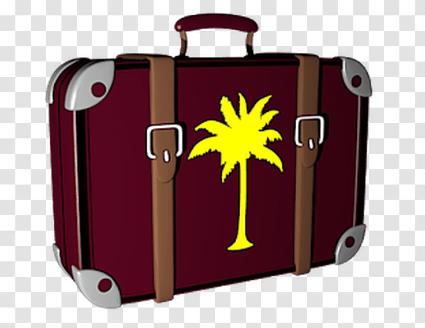 Plastic Bag Background - Maroon - Luggage And Bags Yellow Transparent PNG