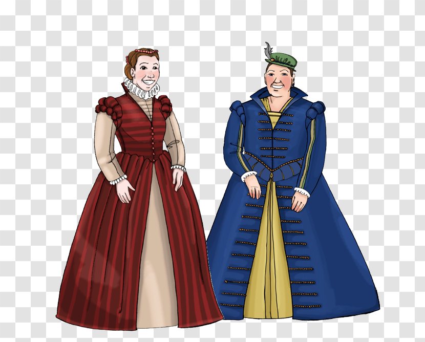 16th Century Renaissance Elizabethan Era Middle Ages Doublet - Bodice - Historical Costume Transparent PNG