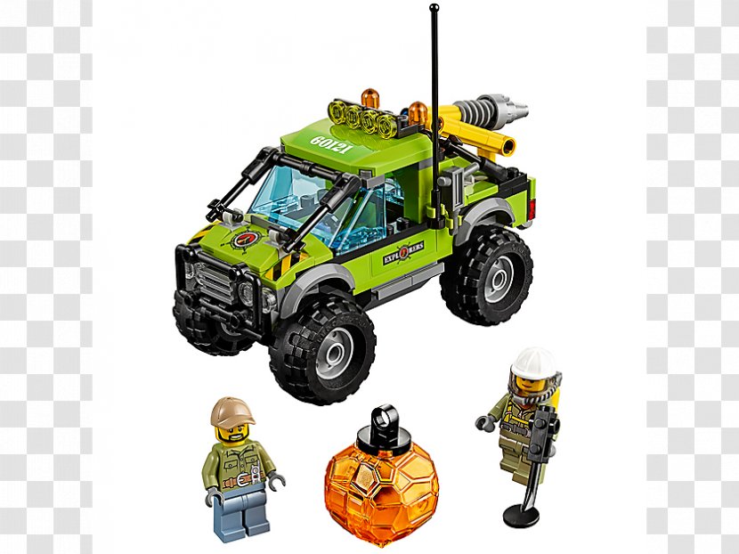 Volcano Explorers Lego City LEGO 60121 Exploration Truck Amazon.com 60124 Base - Motor Vehicle Transparent PNG