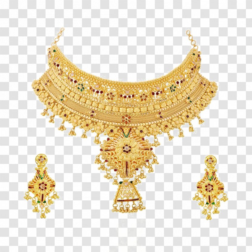 Earring Jewellery Necklace Gold - Wholesale - Jewelery Transparent PNG