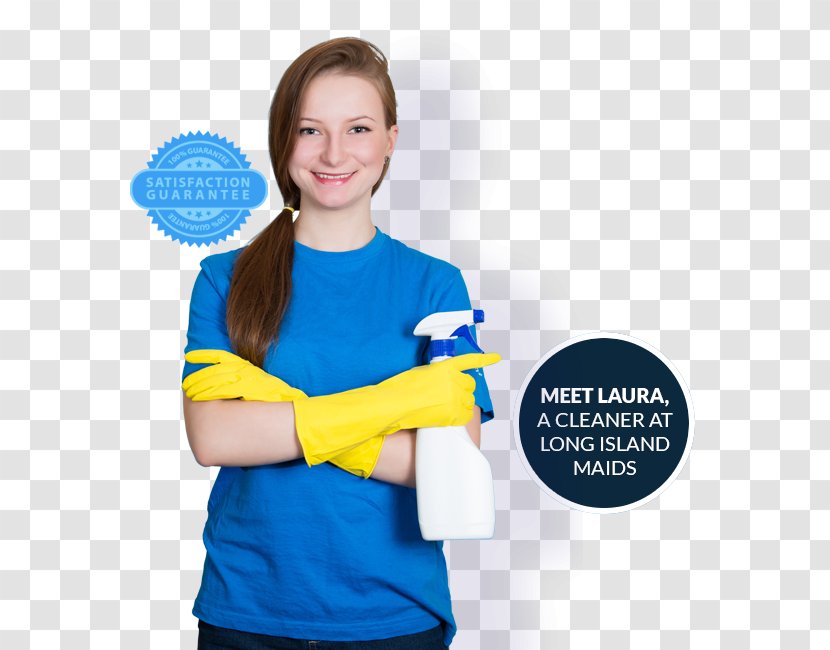 Commercial Cleaning Cleaner Maid Service Housekeeping - Blue - Building Transparent PNG