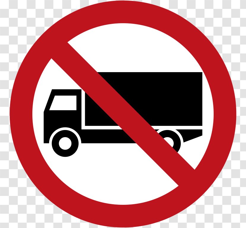 Pickup Truck Traffic Sign Large Goods Vehicle Transparent PNG