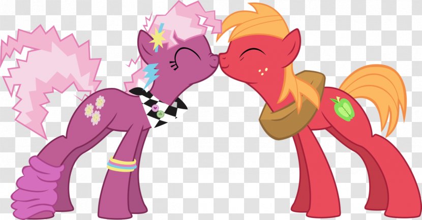 Cheerilee Big McIntosh Pony Twilight Sparkle Pinkie Pie - Cartoon - Kiss Marks Transparent PNG