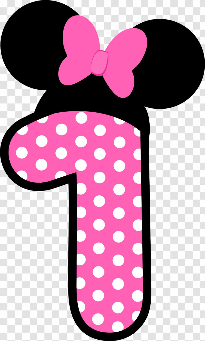 Minnie Mouse Mickey Number Birthday Transparent PNG