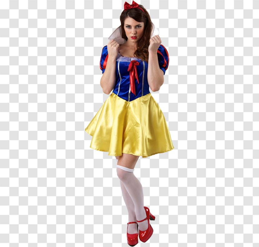 Snow White And The Seven Dwarfs Costume Party Dress BuyCostumes.com - Electric Blue Transparent PNG