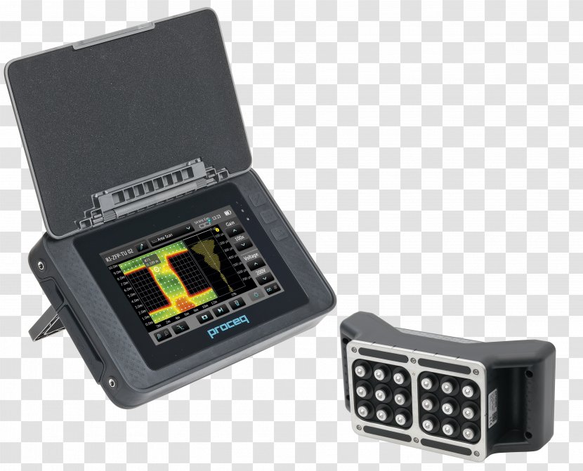 Ultrasonic Pulse Velocity Test Commentator Cover Meter Nondestructive Testing - Schmidt Hammer - Technology Transparent PNG