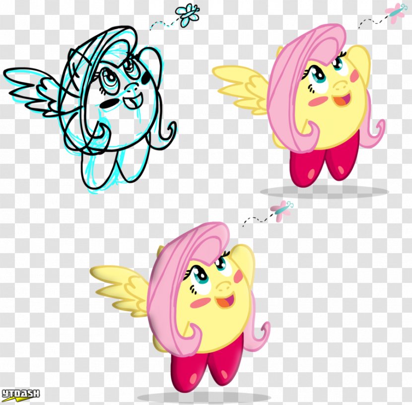 Fluttershy Art Graphic Design - Tree - Kirby Transparent PNG