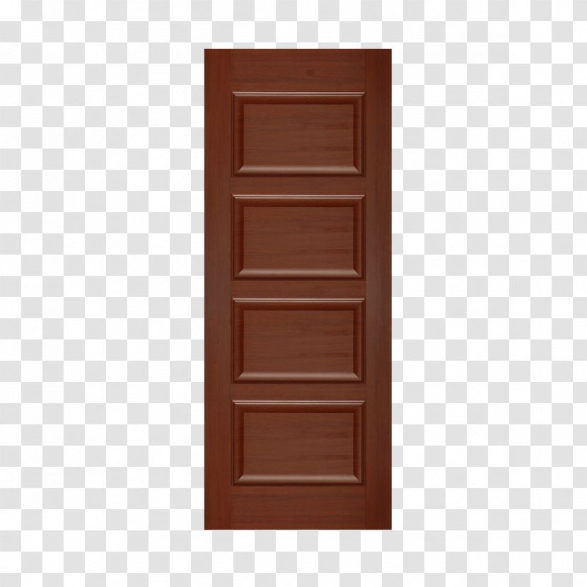 Hardwood Wood Stain Door Rectangle - Interior Doors Transparent PNG