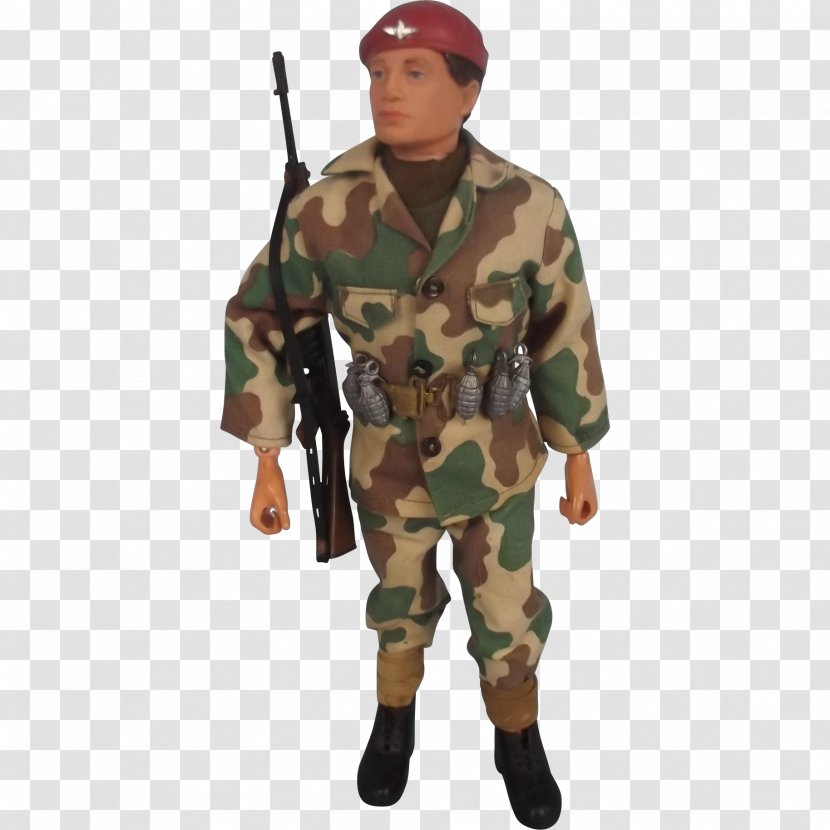 Winston Zeddemore Ghostbusters Action & Toy Figures Soldier Military Camouflage - Parachute Transparent PNG