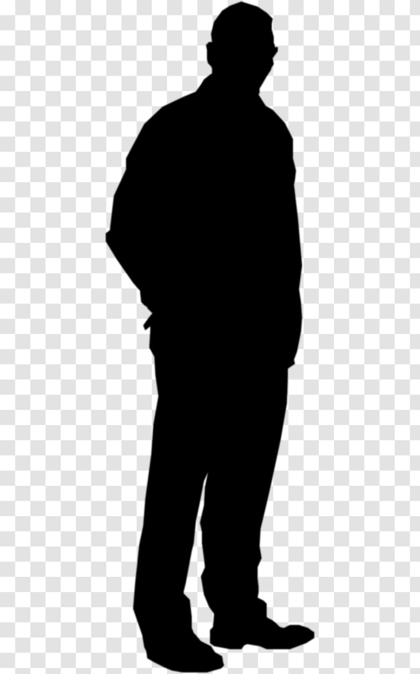 Jarmara.at Security Clip Art - Standing - Black And White Transparent PNG