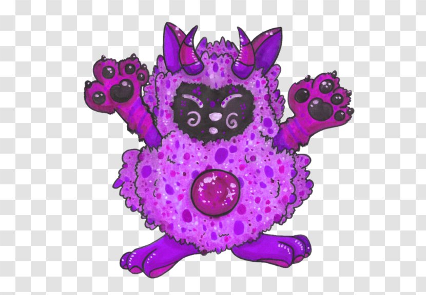 Pink M Animal RTV Character - Fluffy Monster Transparent PNG