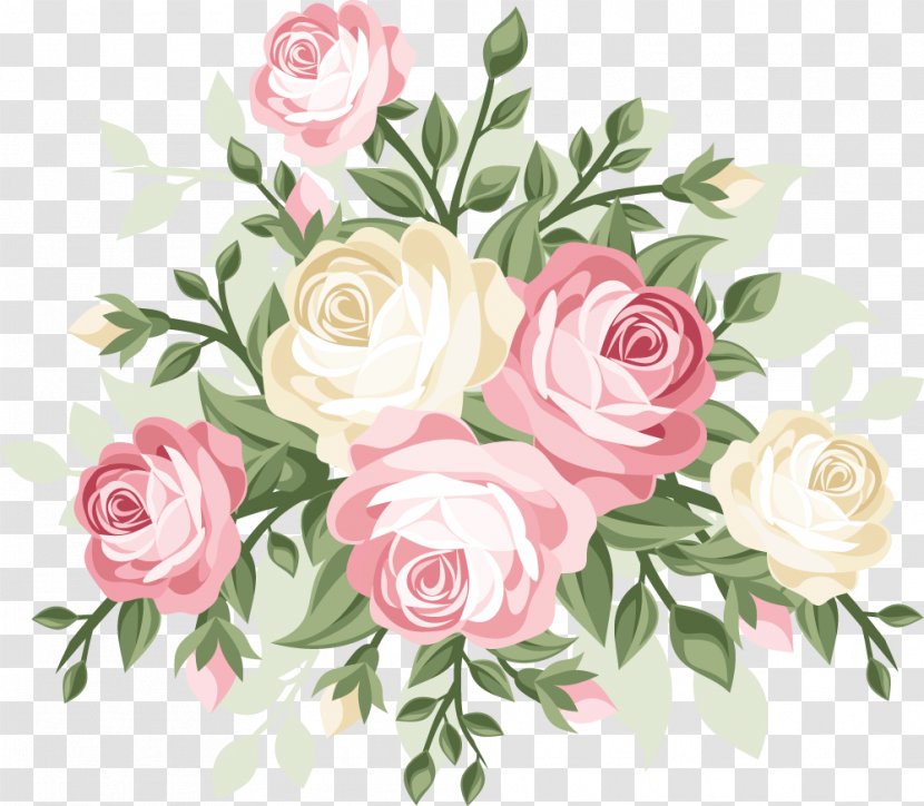 Flower Bouquet Clip Art - Rose Family Transparent PNG