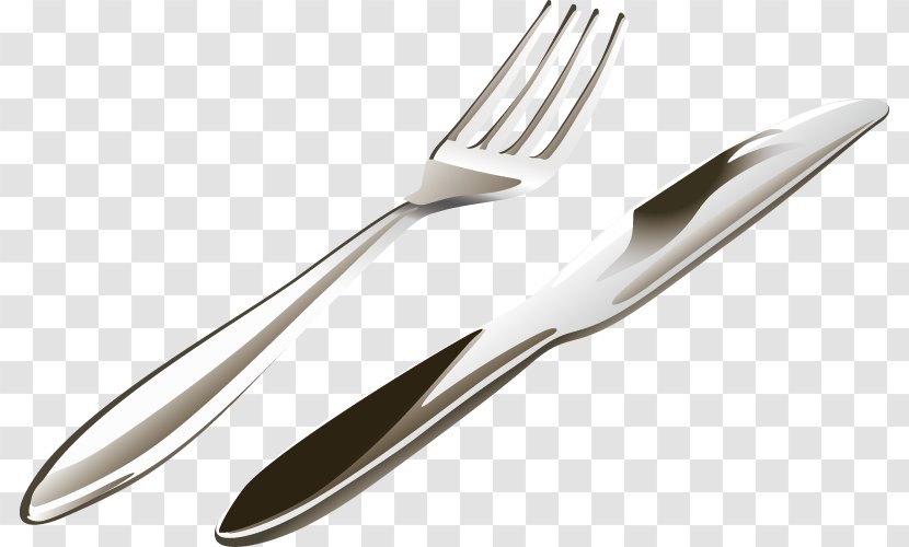 Fork Knife Tableware - Gratis - And Vector Material Transparent PNG