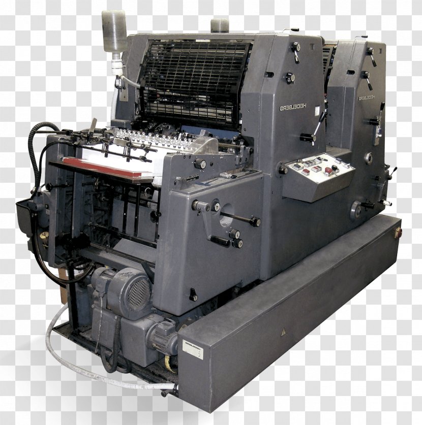 Offset Printing Heidelberger Druckmaschinen Press Machine - Manufacturing - Printer Transparent PNG