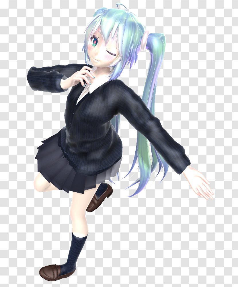 MikuMikuDance Hatsune Miku SeeU Meiko Rendering - Cartoon Transparent PNG