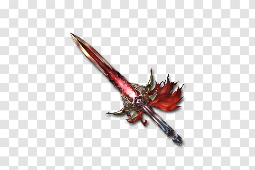Granblue Fantasy Sword Weapon Dagger Wikia - Flower Transparent PNG