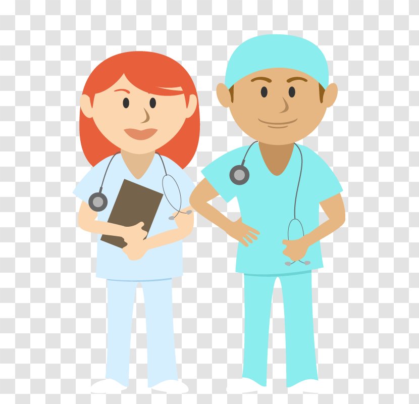 Nursing Physician Midwife Medicine Health Care - Cartoon - Nurses Combination Transparent PNG