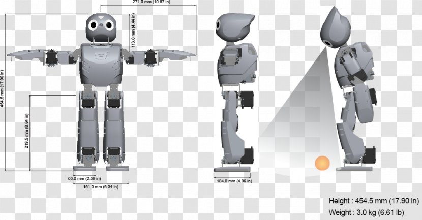 DARwIn-OP Humanoid Robot DYNAMIXEL - Machine Transparent PNG