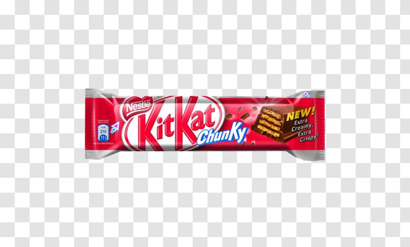 Chocolate Bar Nestlé Chunky Kit Kat Milk - Caramel Transparent PNG