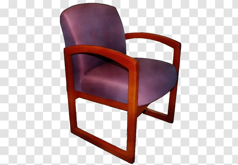Chair Armrest Plastic Angle Purple - Club Wood Transparent PNG