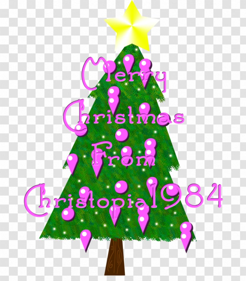Christmas Tree Ornament Spruce Fir - Evergreen - Top Transparent PNG