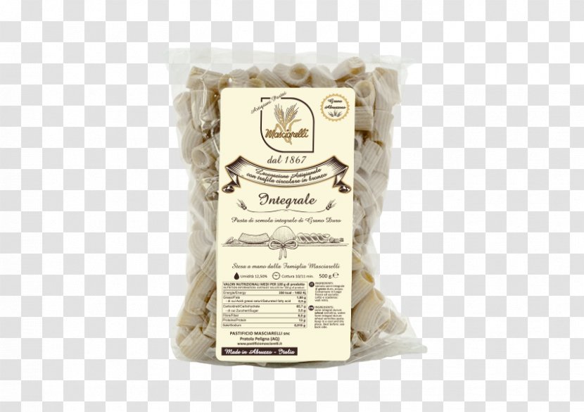 Rigatoni No. 50 Pasta 500 G Penne Rigate Casarecce - Seed Transparent PNG