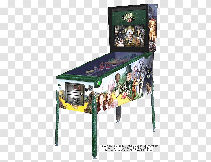 The Wizard Of Oz Game Pinball Arcade Jersey Jack - Stern Electronics Inc Transparent PNG