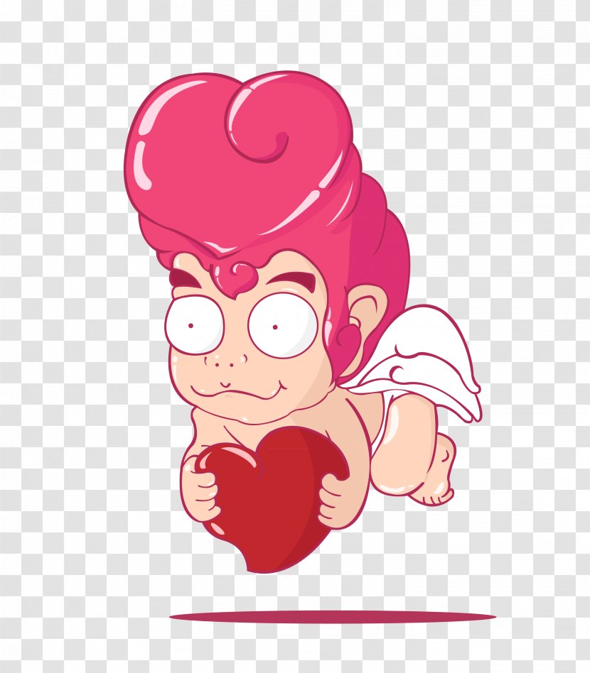 Cupid Illustration - Flower Transparent PNG