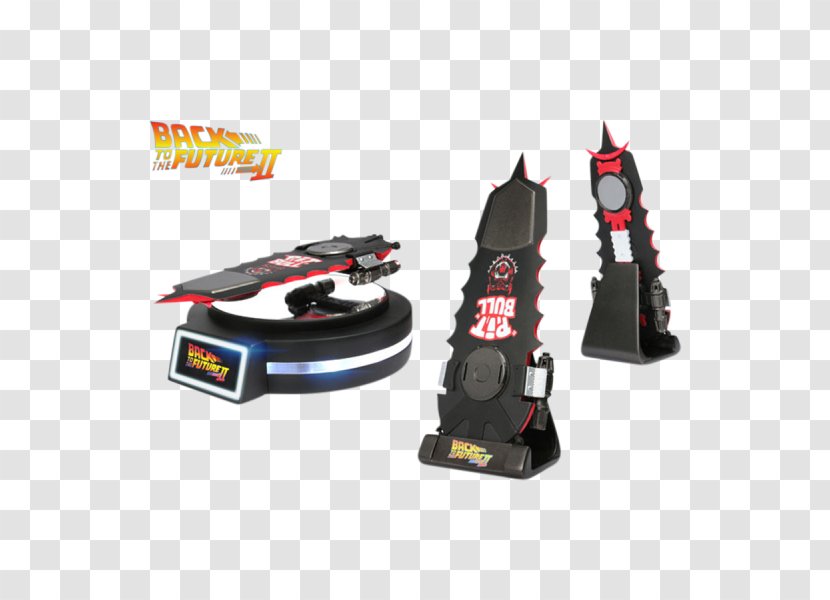 Marty McFly Hoverboard Back To The Future DeLorean Time Machine Biff Tannen - Random Orbital Sander - Beyond Magnetic Transparent PNG