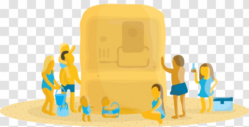 Toy Font - Animated Cartoon - Family Beach Transparent PNG