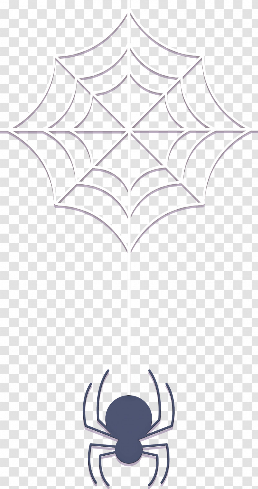 Halloween Spider Web Transparent PNG