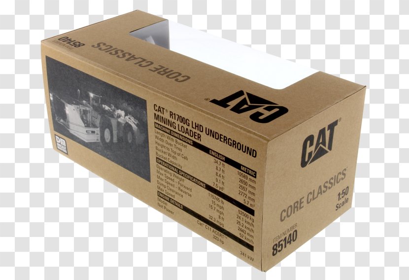 Caterpillar Inc. Loader Die-cast Toy Excavator LHD - Carton Transparent PNG